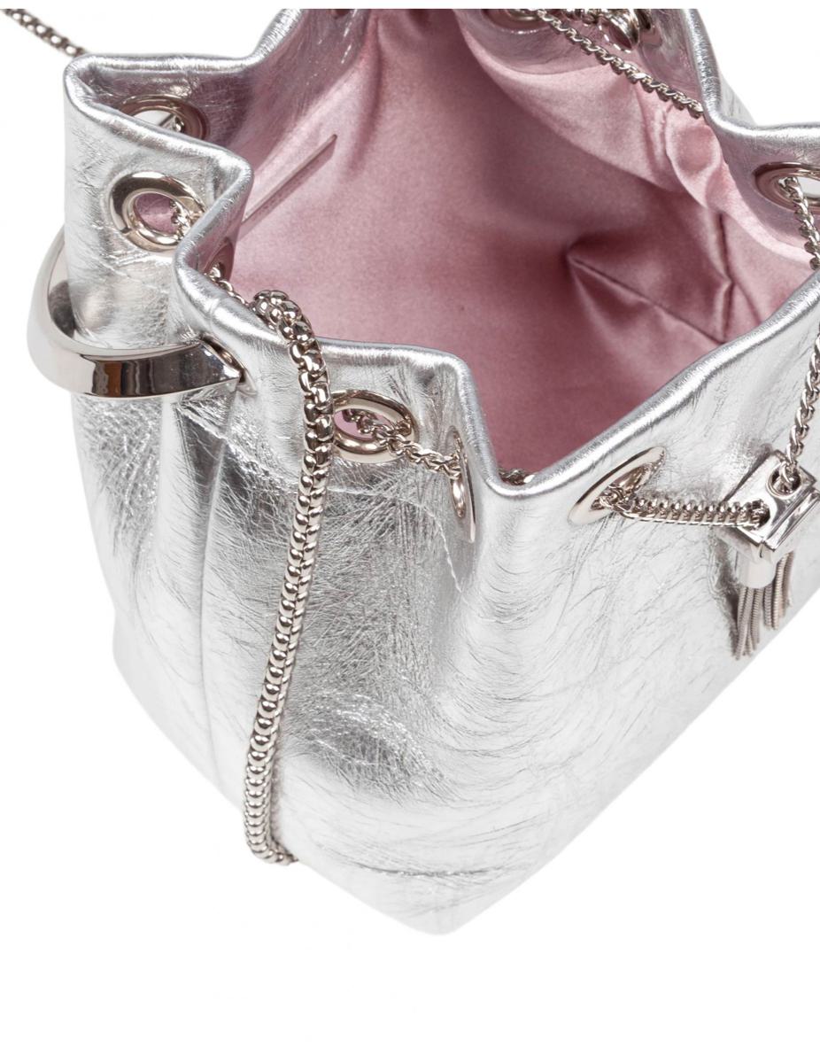 Jimmy Choo Metallic Leather Handbag