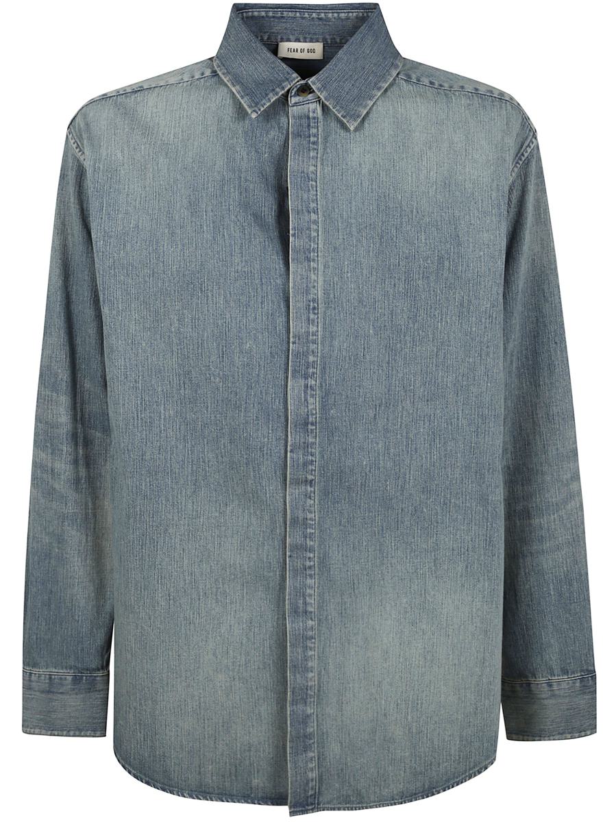Fear Of God Eternal Denim Button Up Shirt Clothing