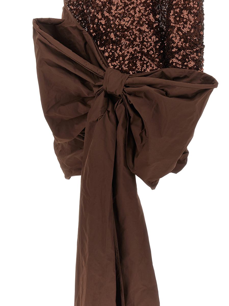 Rotate Birger Christensen 'Sequins Bow Mini' Dress