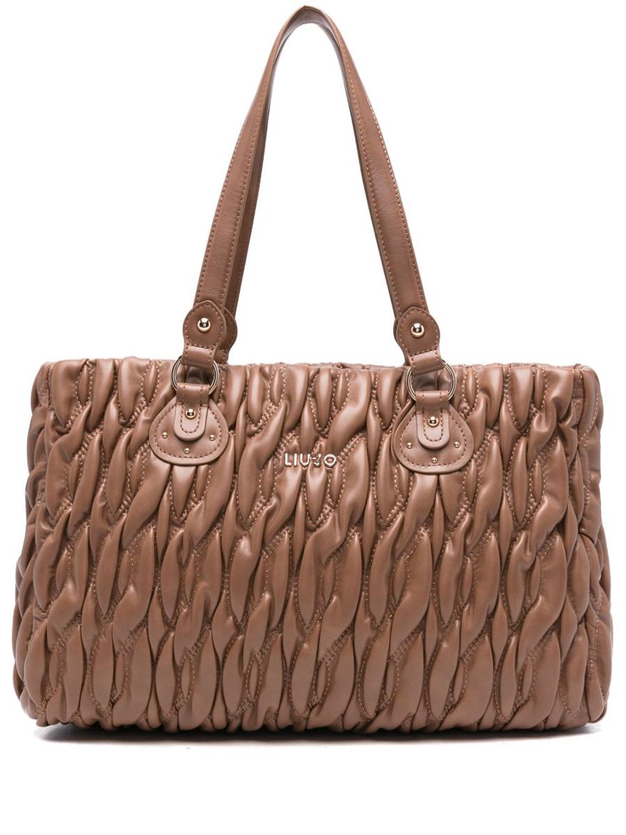 Liu Jo Brown Quilted Shoulder Bag