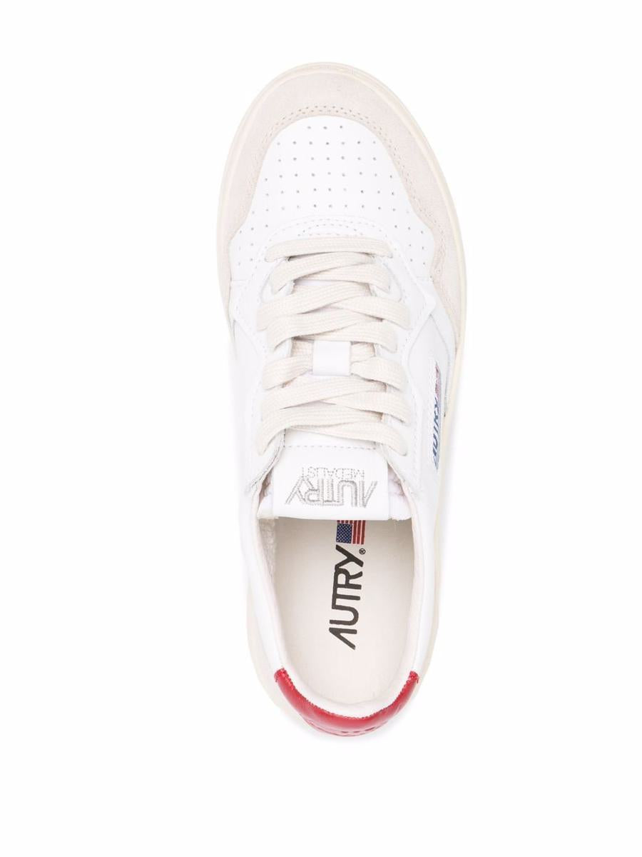 Autry Medalist Low Leather And Suede Sneakers