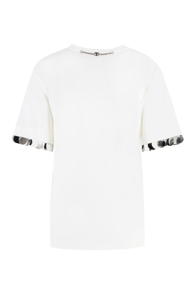 Rabanne Viscose Crew-Neck T-Shirt