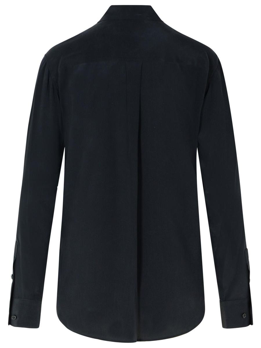 Equipment Black Silk Shirt