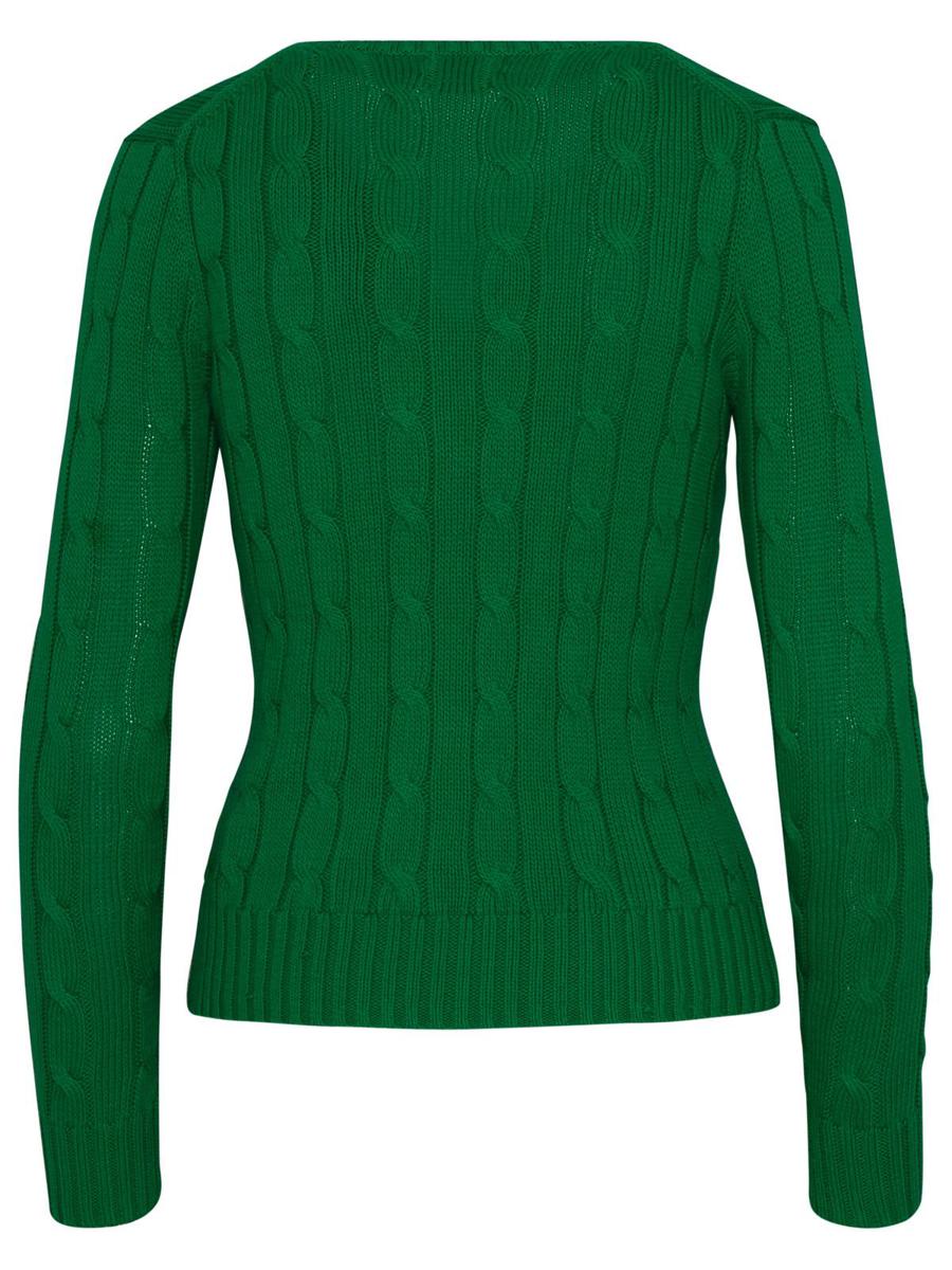Polo Ralph Lauren Green Cotton Kimberly Sweater
