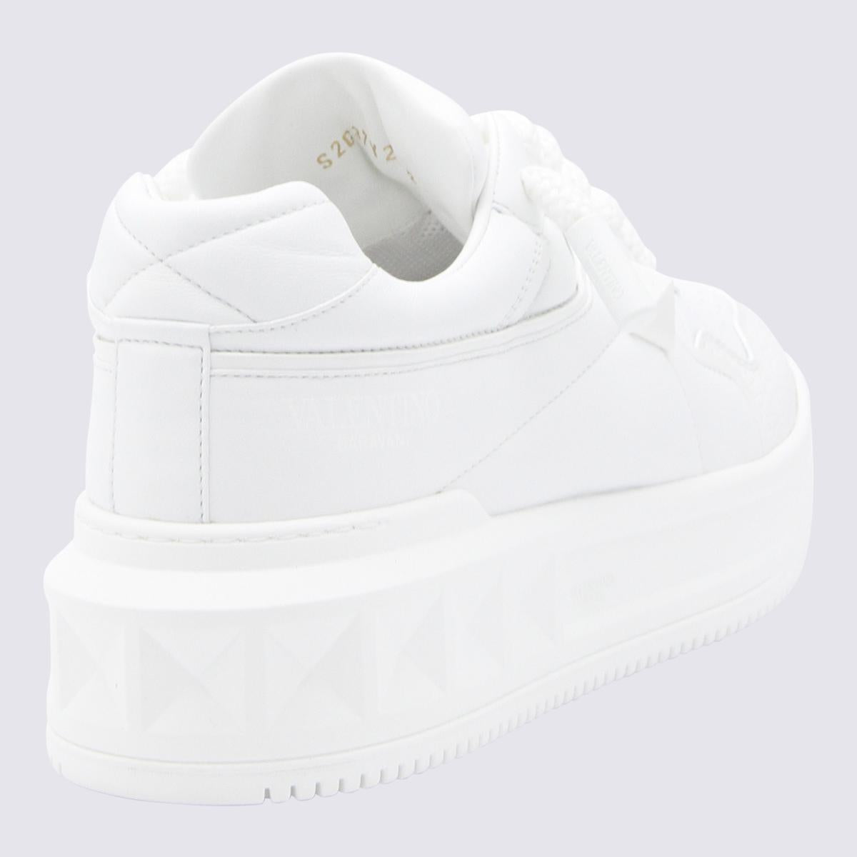 Valentino Garavani White Leather Sneakers