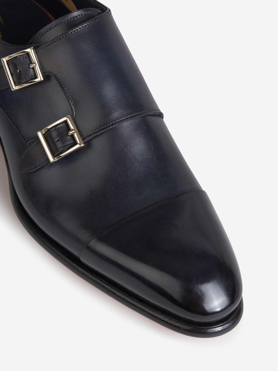 Santoni Double Buckle Shoes