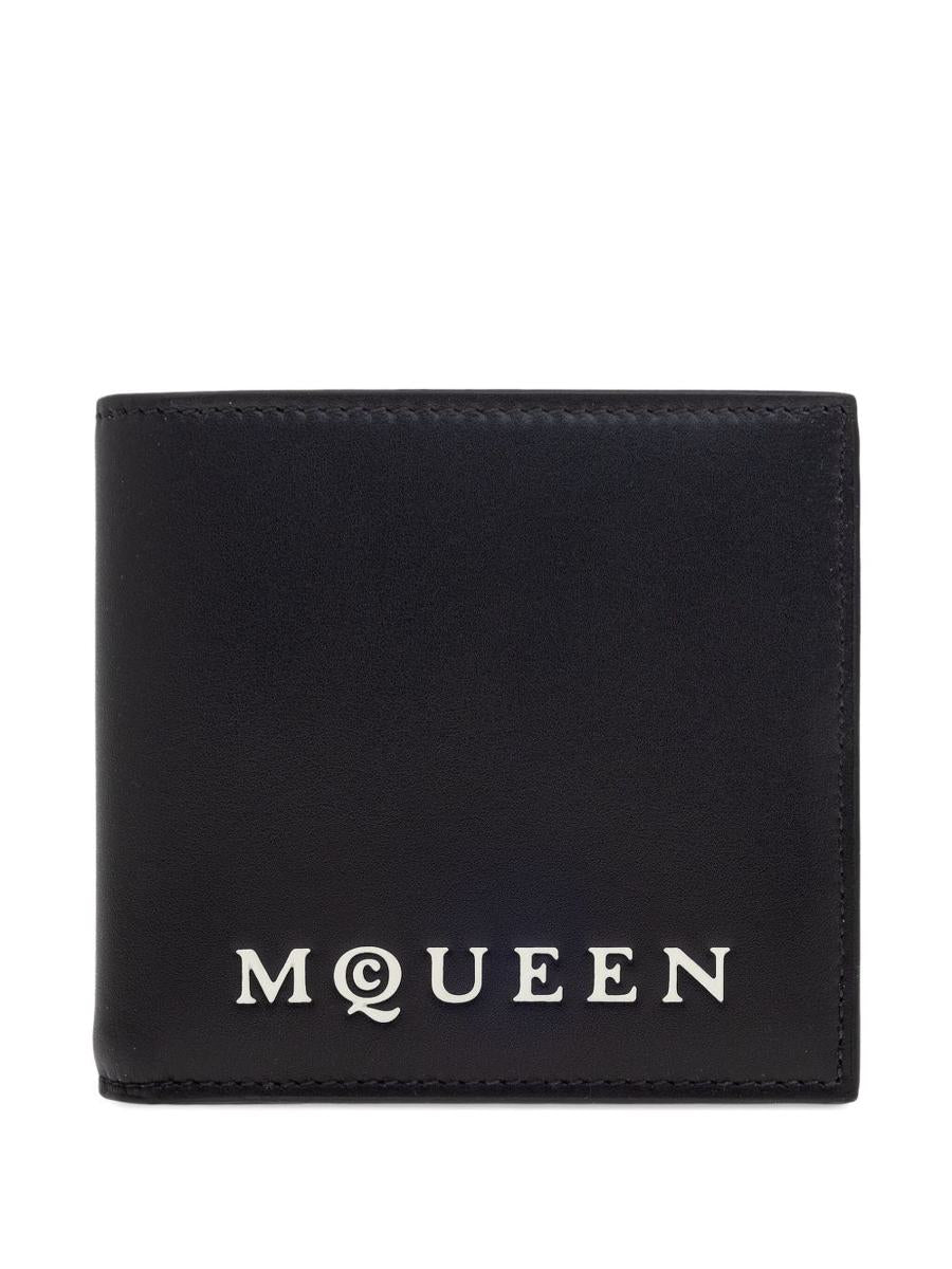 Alexander McQueen Leather Cardholder With Print