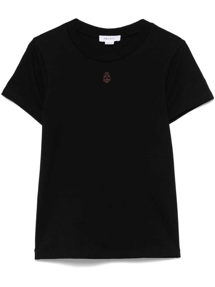 Alexander McQueen Skull Cotton T-Shirt
