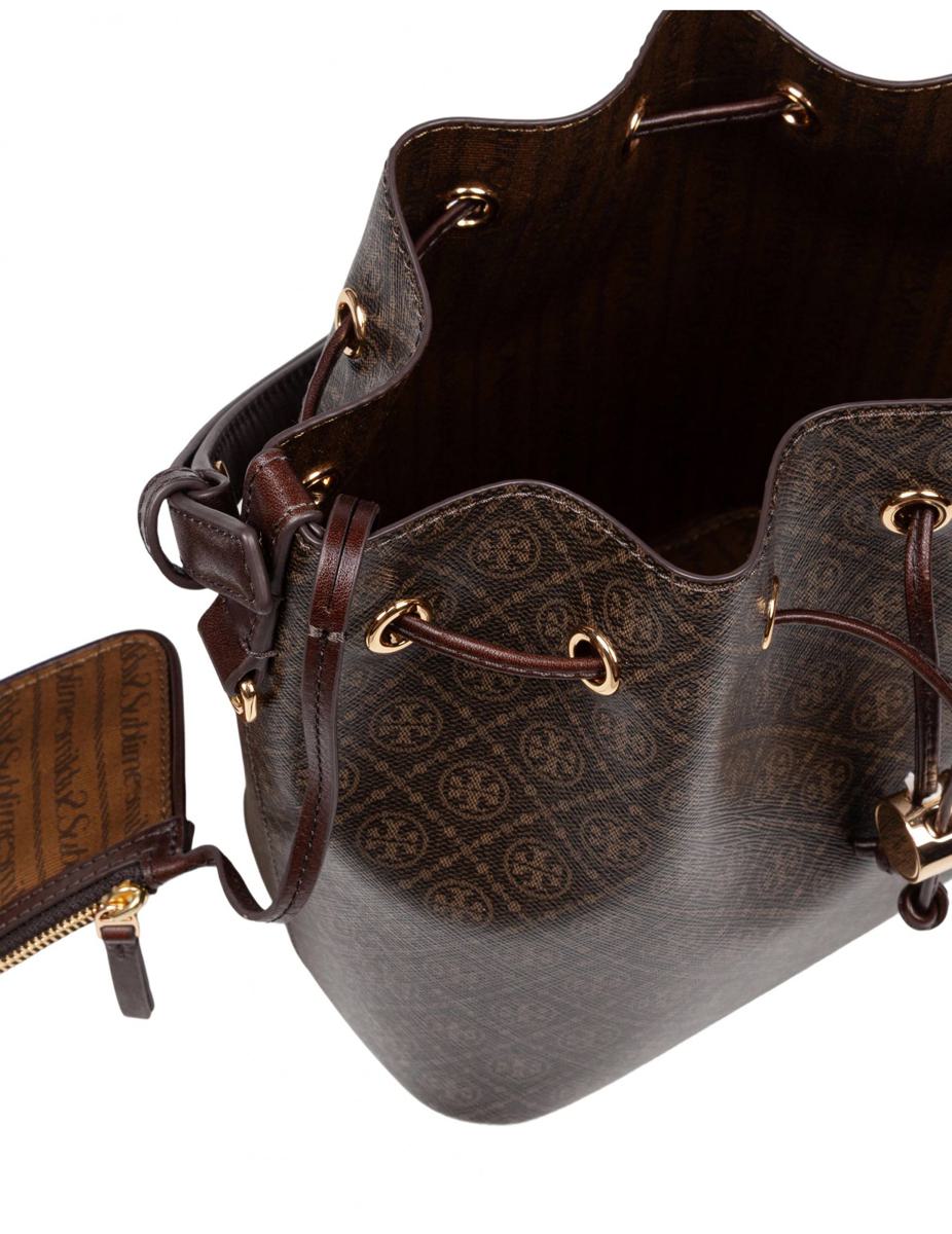 Tory Burch Printed Cotton Bucket Bag