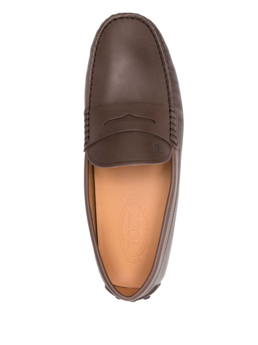 Tod'S Smooth Leather Gommino Driving Loafers Shoes