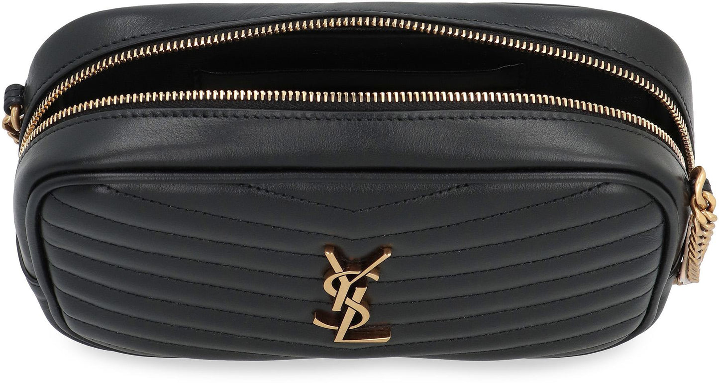 Saint Laurent Lou Leather Mini Crossbody Bag