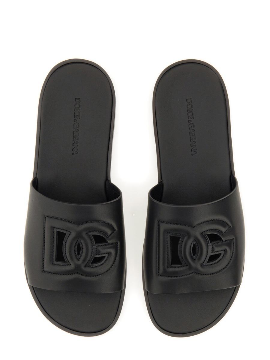 Dolce & Gabbana Sandal With Logo
