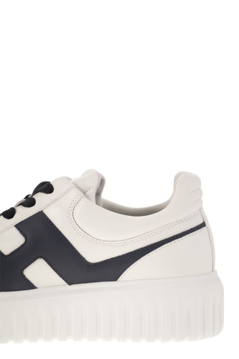 Hogan H-Stripes - Leather Trainers With Side H