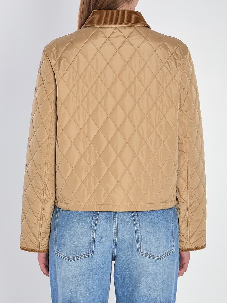 Cropped Quilted Jacket