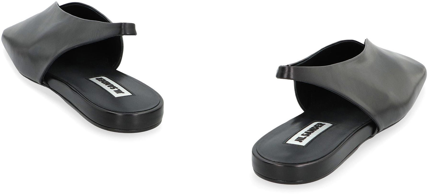 Jil Sander Leather Ballet Flats