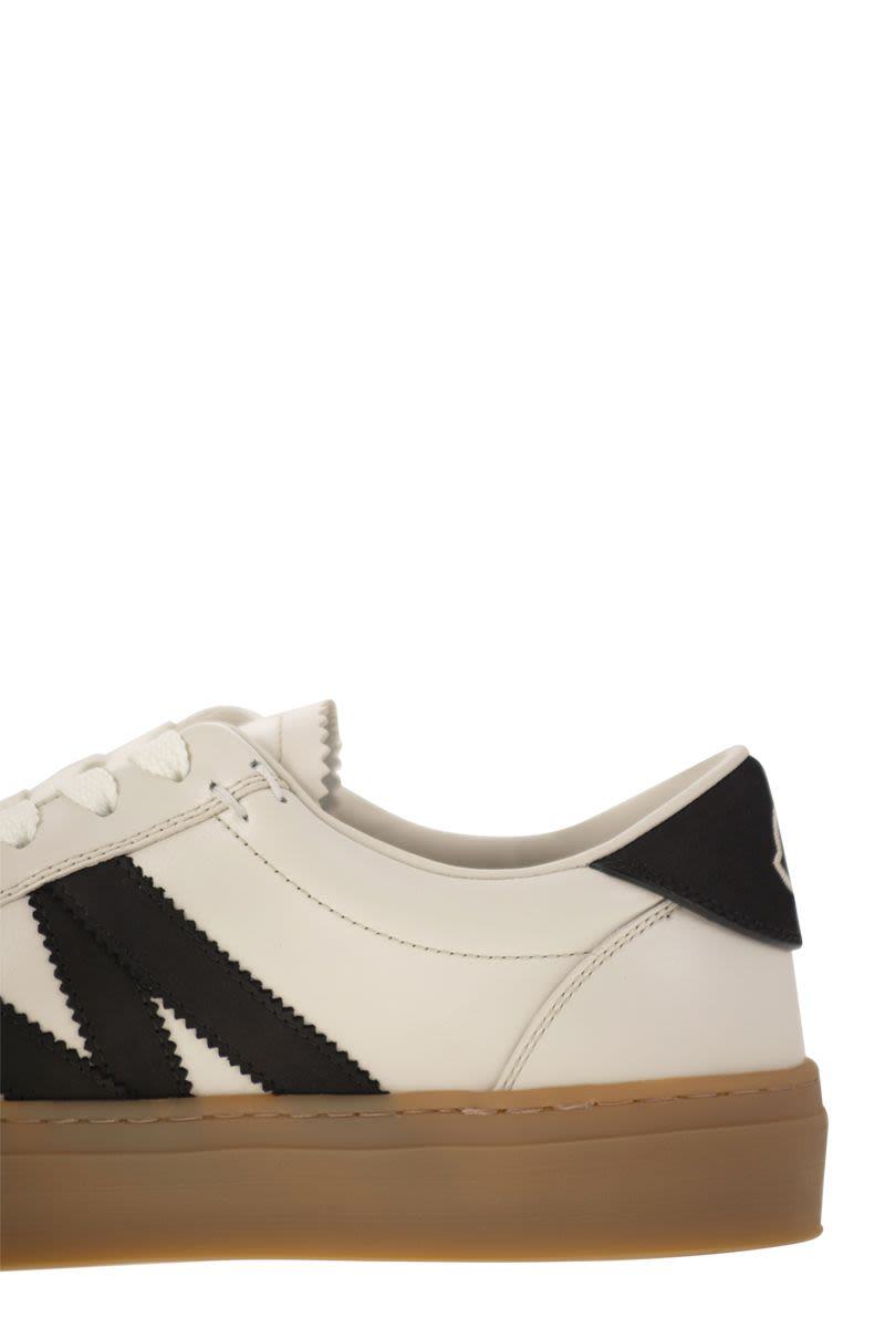 Moncler Monaco2 - Leather And Nubuck Sneakers.