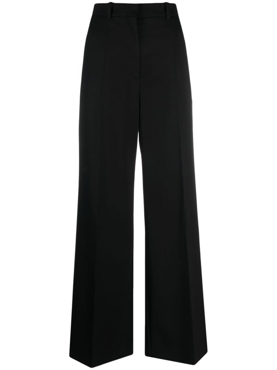 Lanvin Wide Leg Wool Trousers