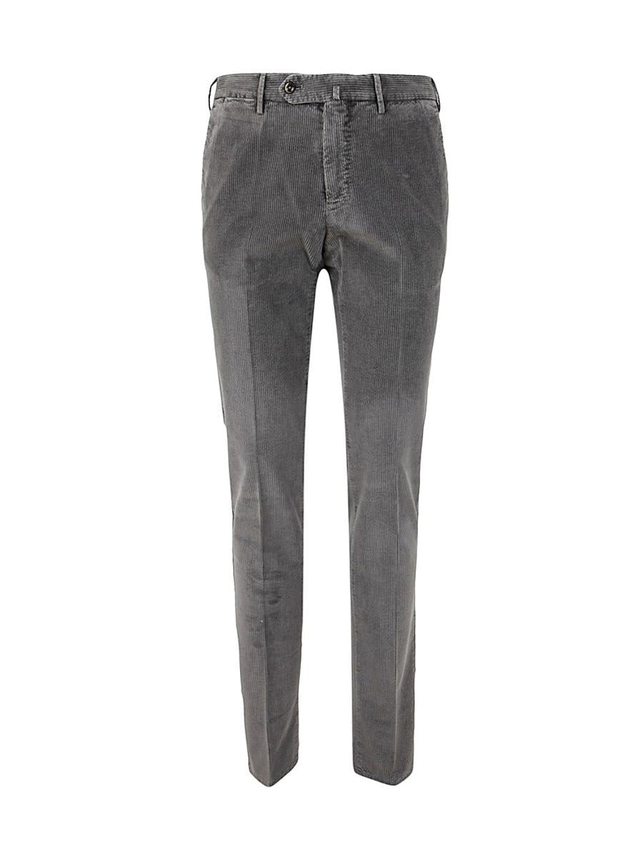 Pt Torino Flat Front Trousers With Diagonal Pockets Clothing