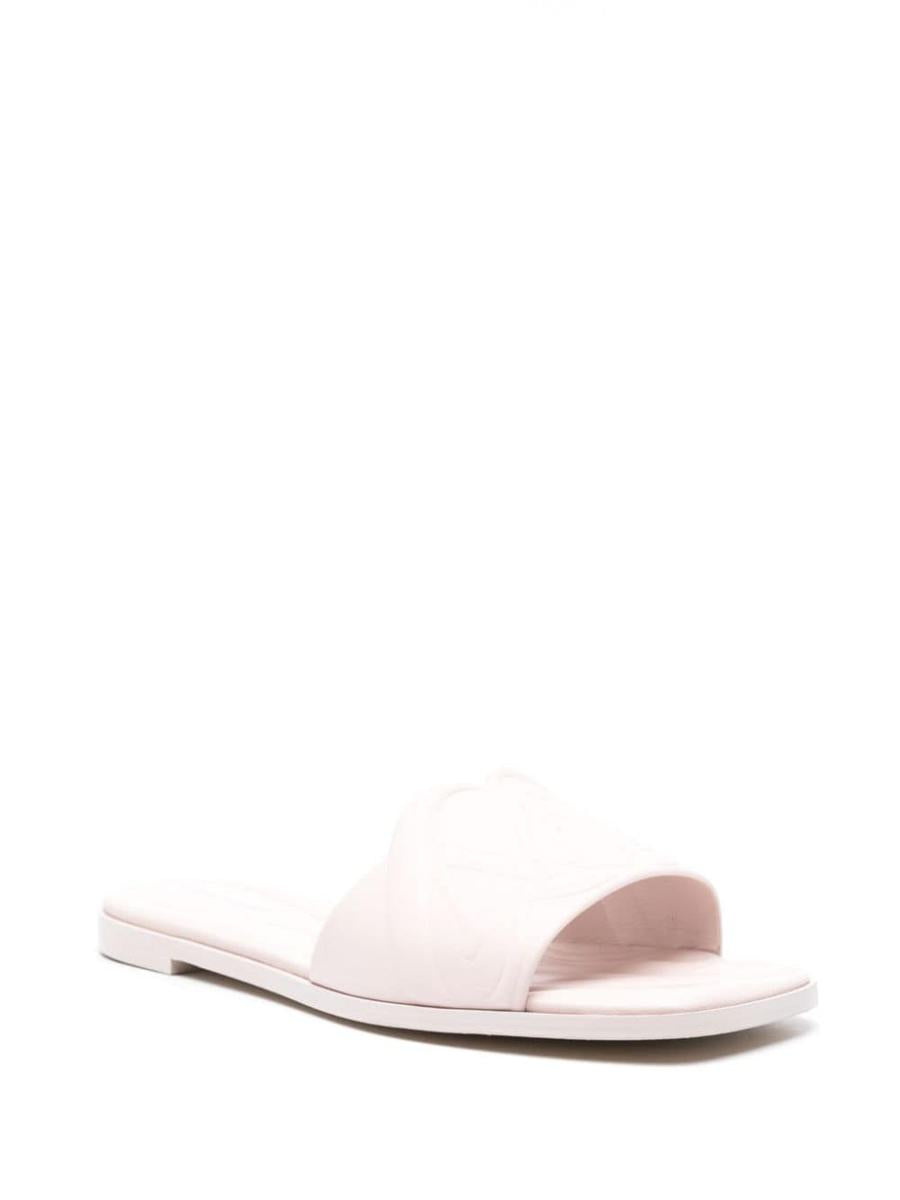 Alexander McQueen Leather Flat Sandals