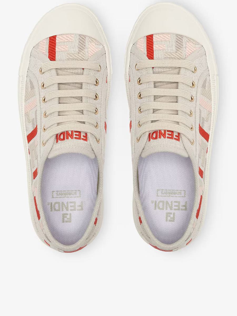 Fendi Domino Canvas Shoes