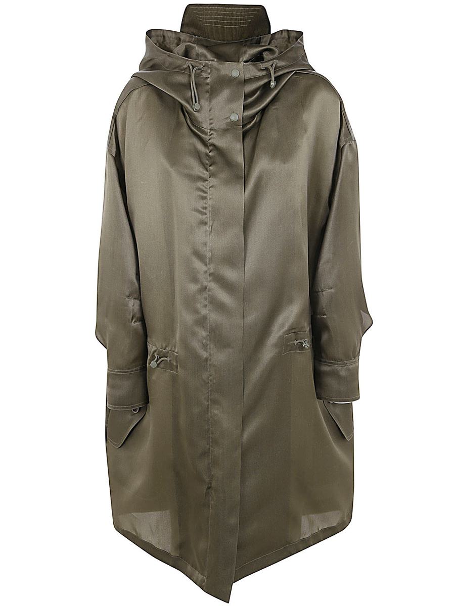Max Mara Tambuto Oversized Organdy Parka Clothing