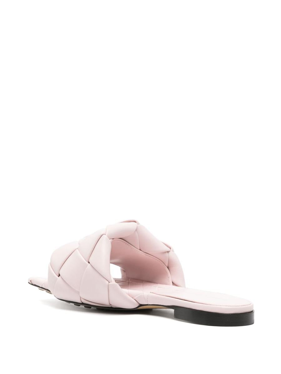 Bottega Veneta Lido Leather Flat Sandals