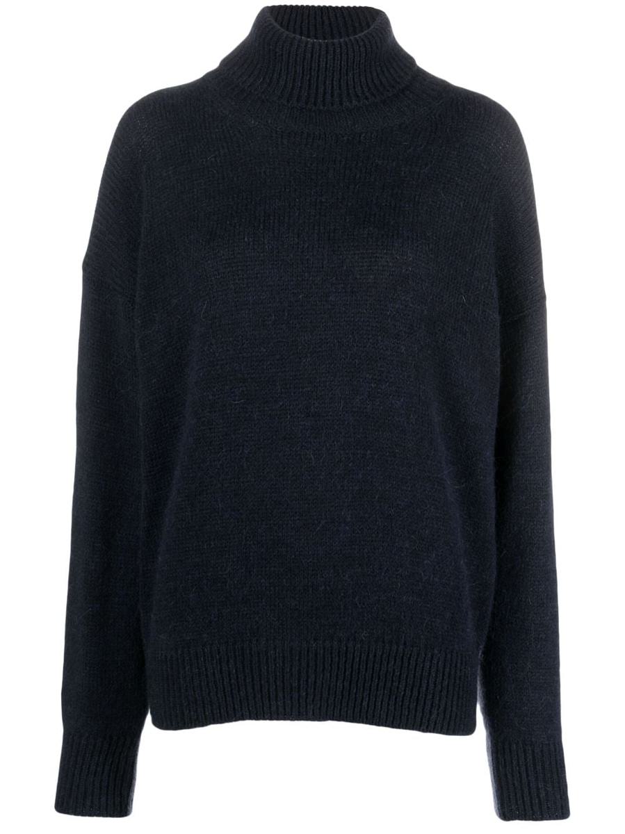 Alysi Mohair Wool Turtleneck Sweater