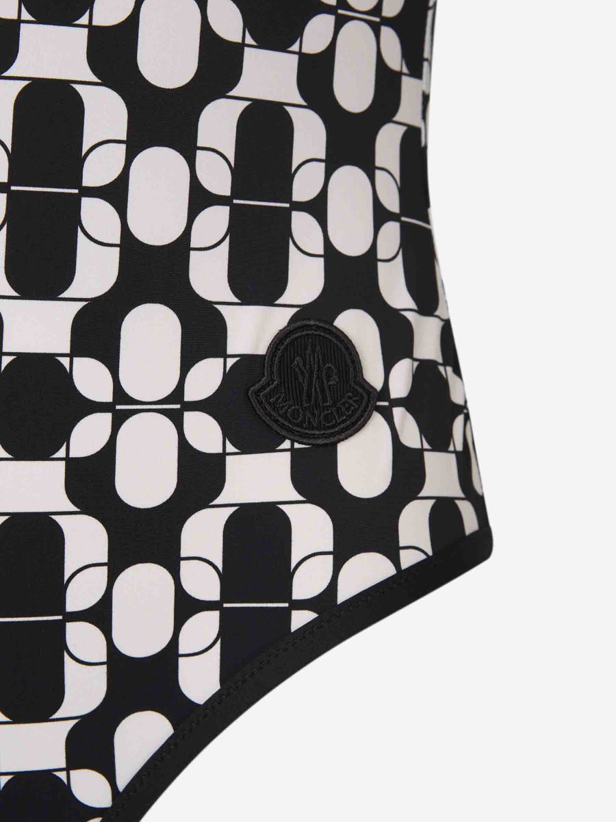 Moncler Printed Elastic Swimsuit