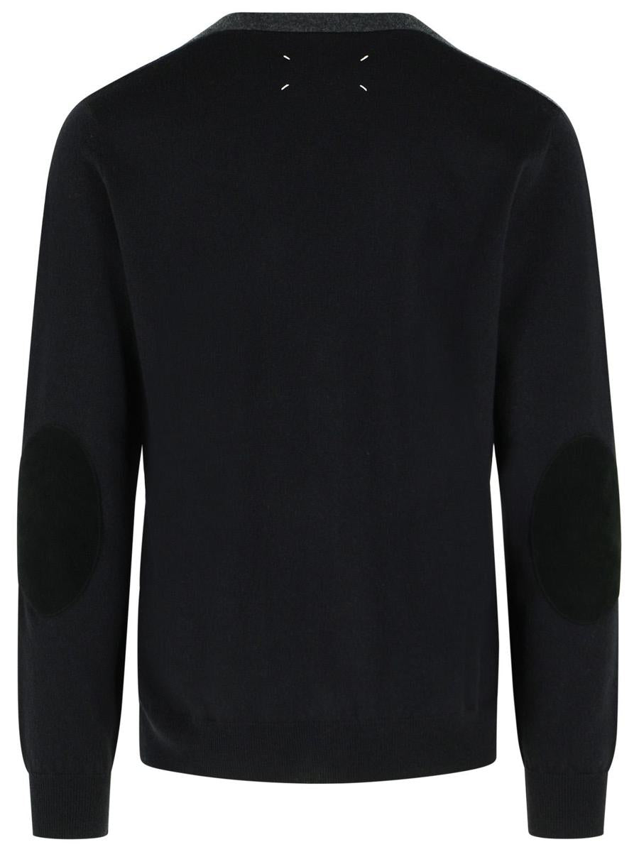 Maison Margiela Grey Wool Cardigan