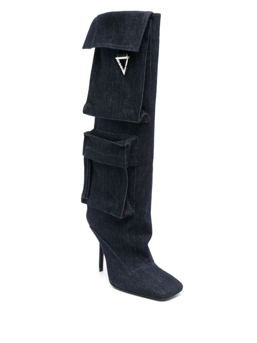 The Attico Sienna Tube Boots 105Mm Heels Shoes
