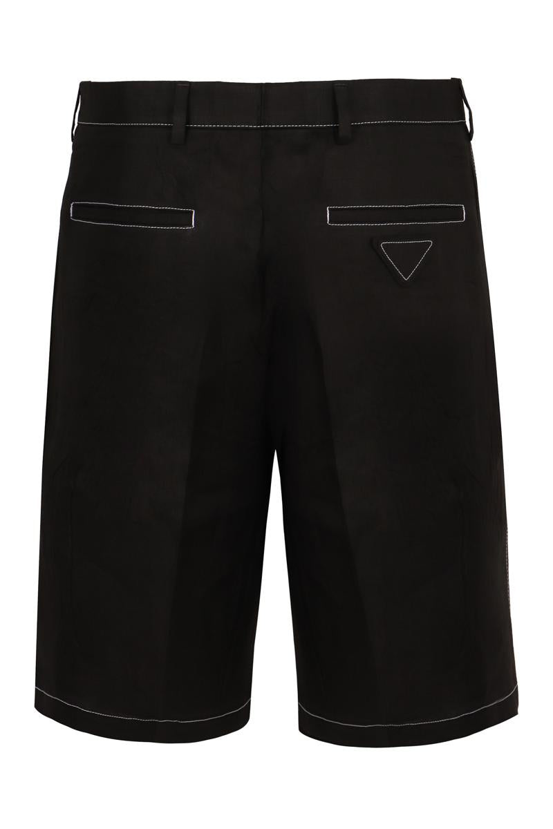 Prada Linen Bermuda-Shorts