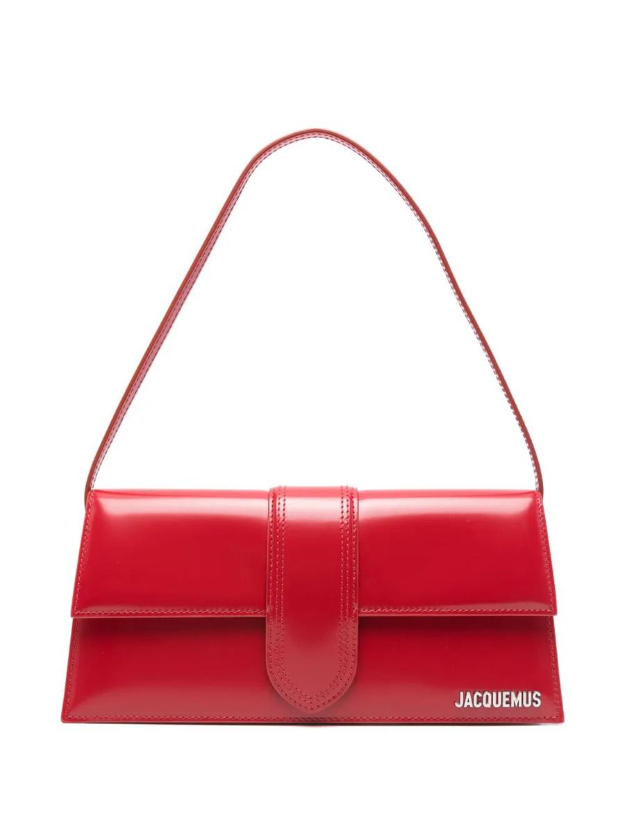 Jacquemus Le Bambino Long In Patent Leather Bags