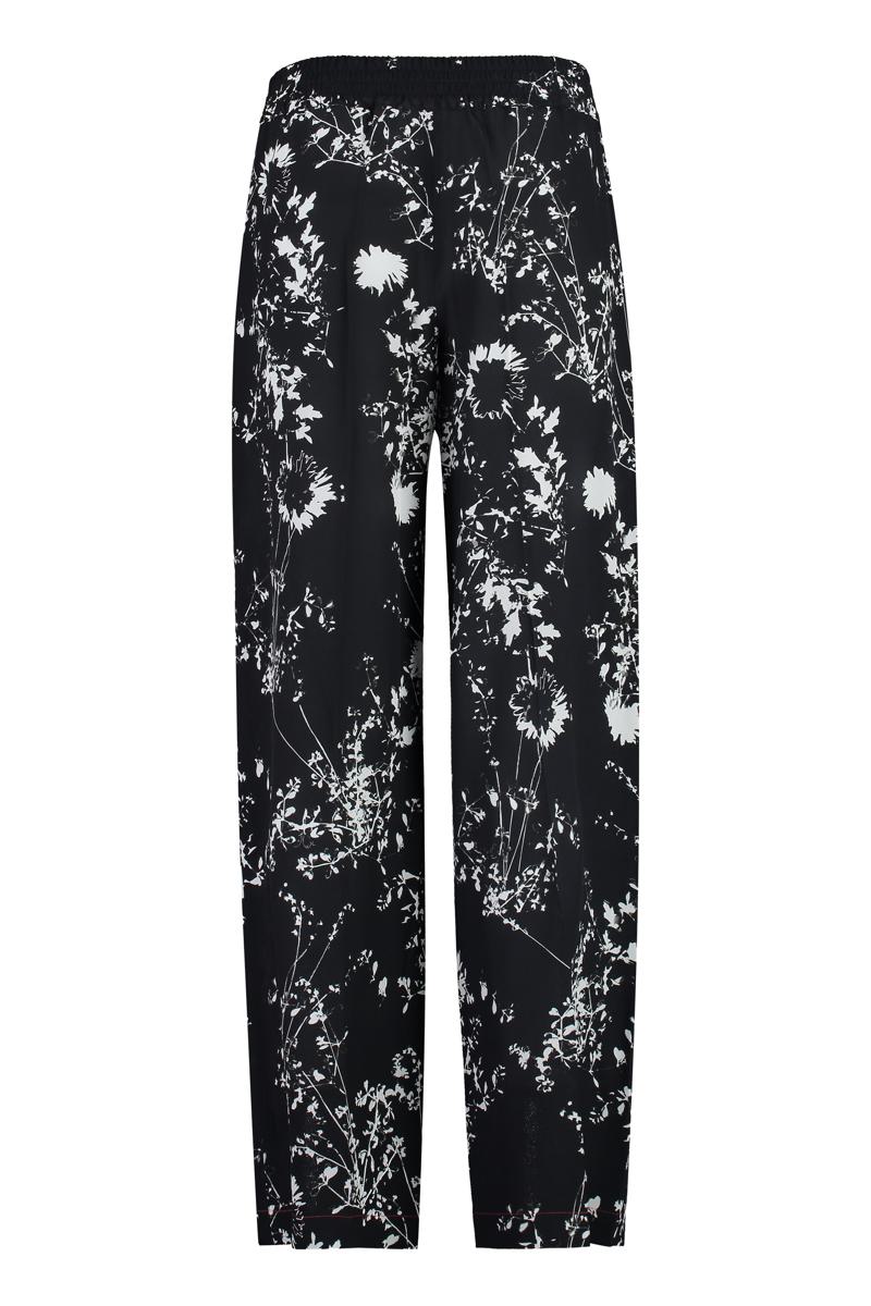 Victoria Beckham Silk Floral Printed Flowers