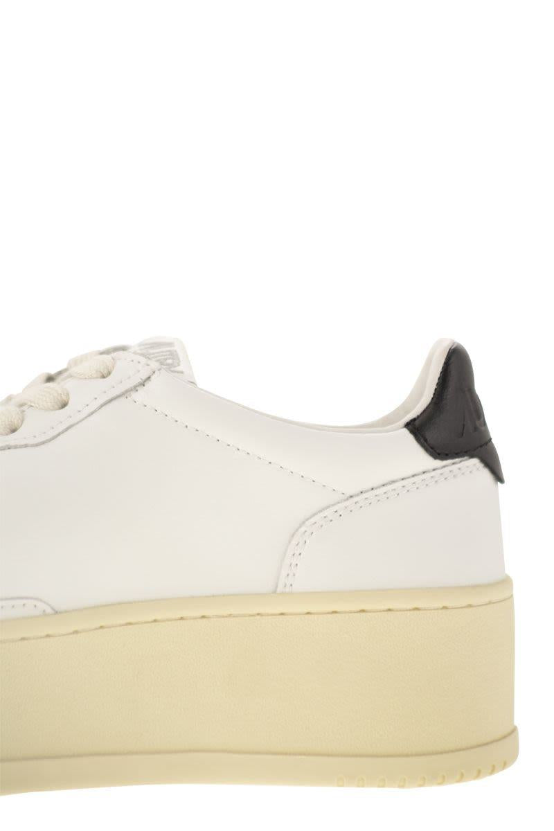 Autry Medalist Platform - Leather Trainers