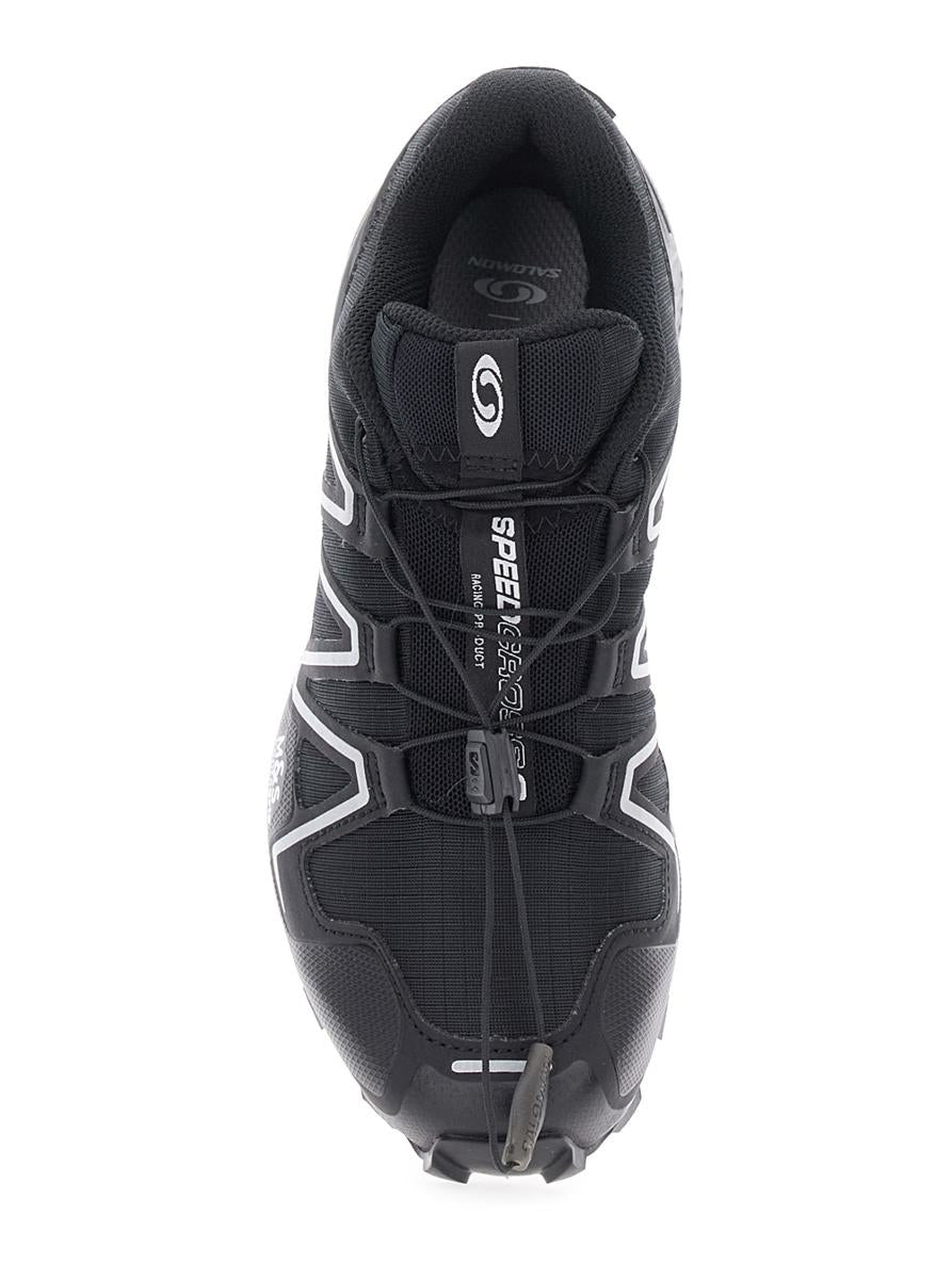 'Speedcross 3' Black Low Top Sneakers With Logo Patch On The Tongue And Logo Lettering On The Side In Tech Fabric Unisex