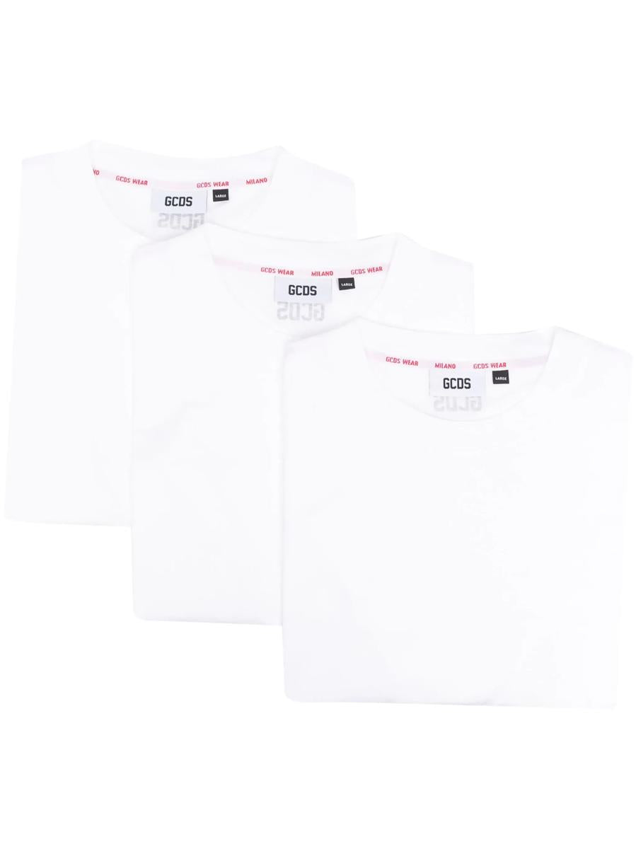 Gcds Three-Pack Cotton T-Shirt Clothing