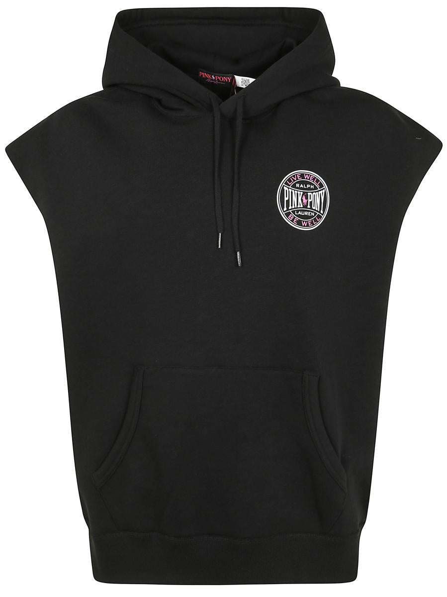 Polo Ralph Lauren Pink Pony Sleeveless Hoodie Clothing