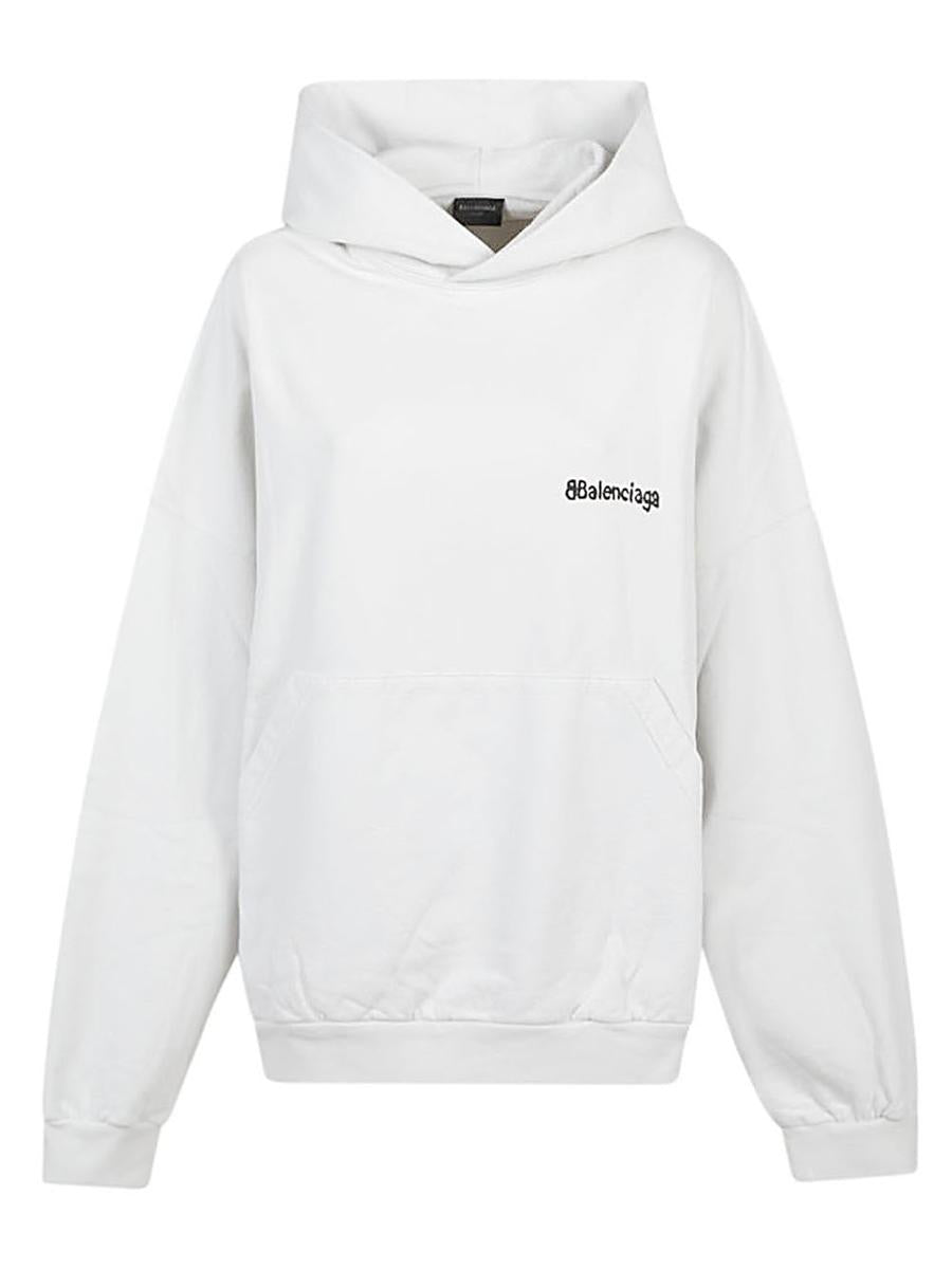 Balenciaga Bb Corp Cotton Hoodie