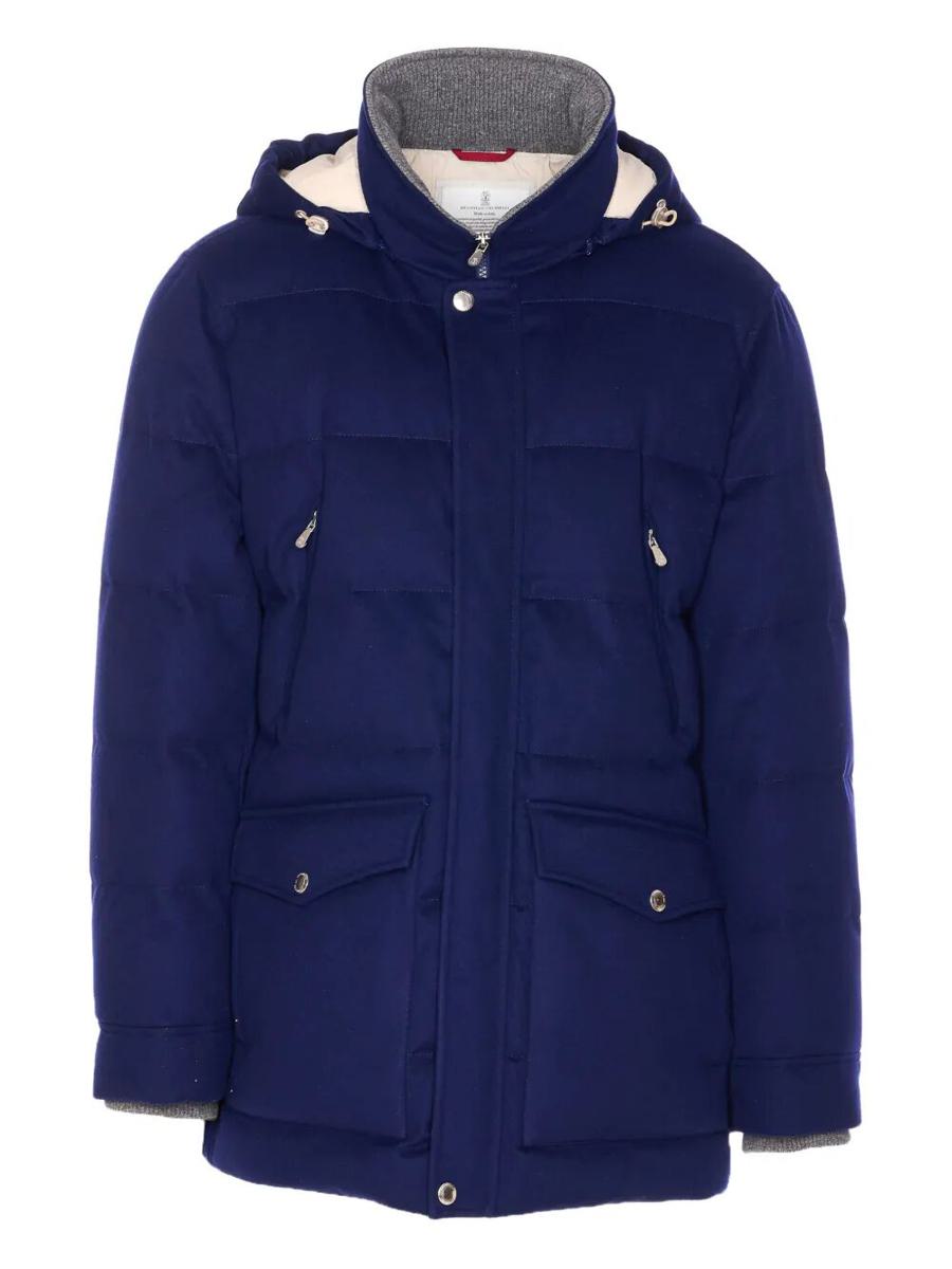 Brunello Cucinelli Hooded Down Jacket Clothing