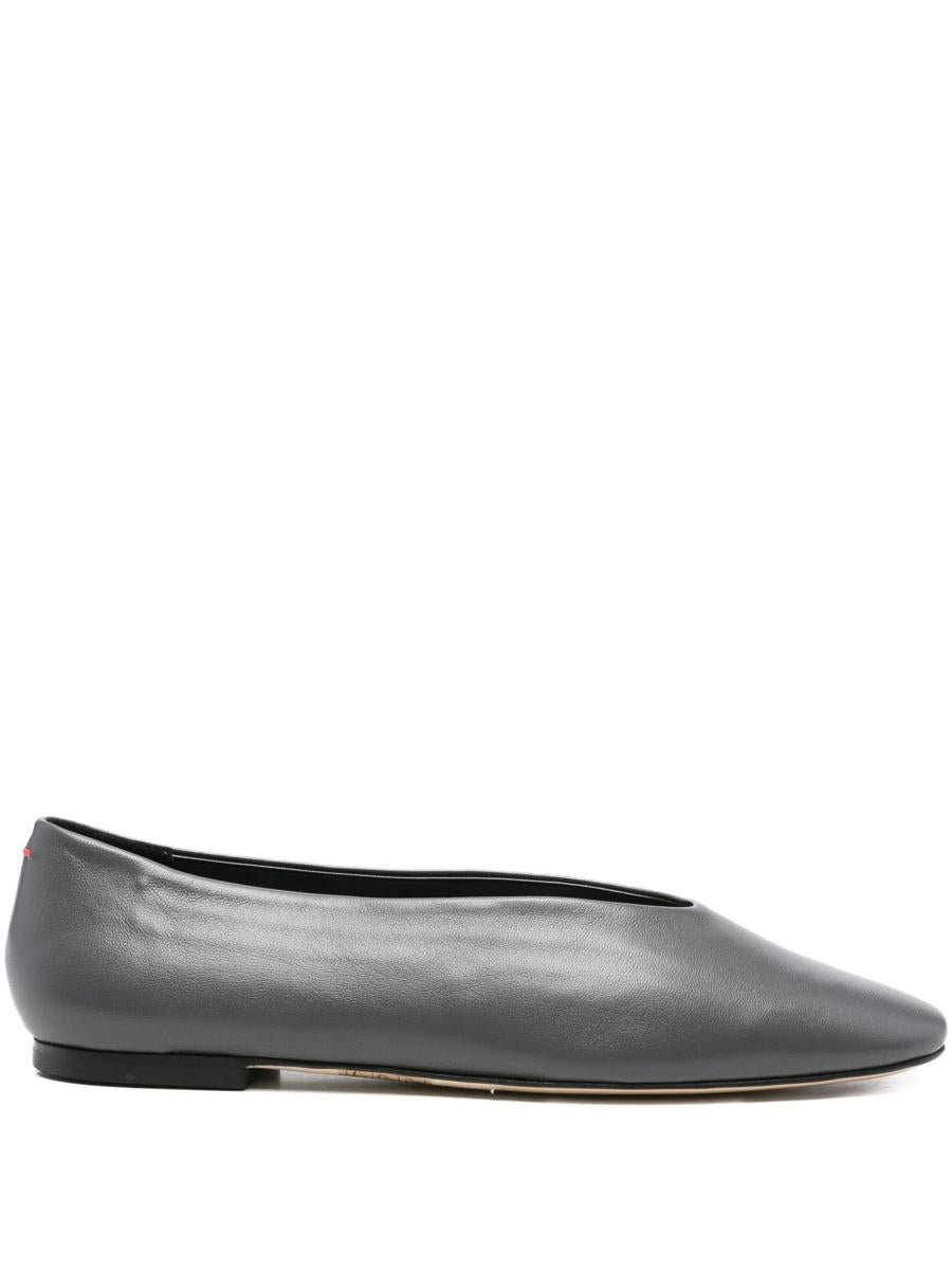 Aeyde Kirsten Nappa Leather Charcoal Shoes