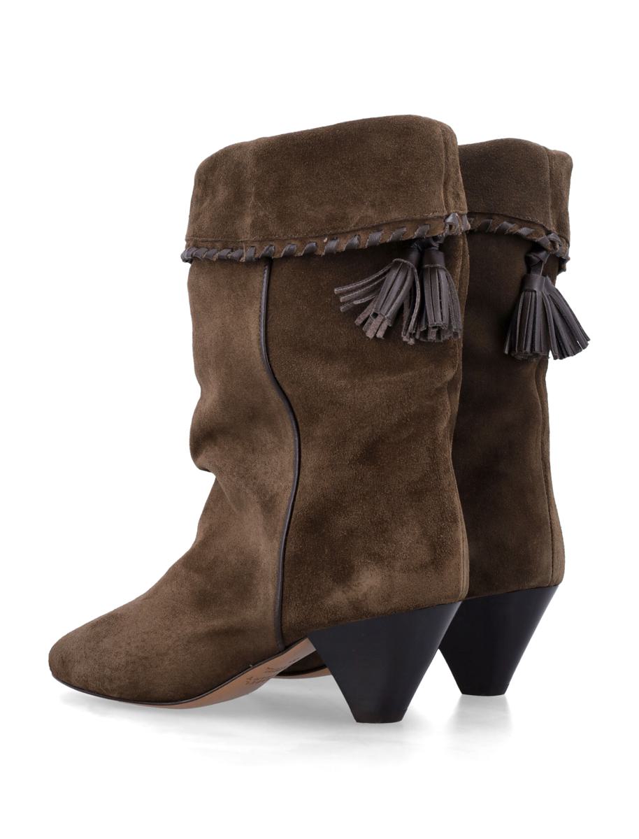 Isabel Marant Dalby Draped Suede Boots