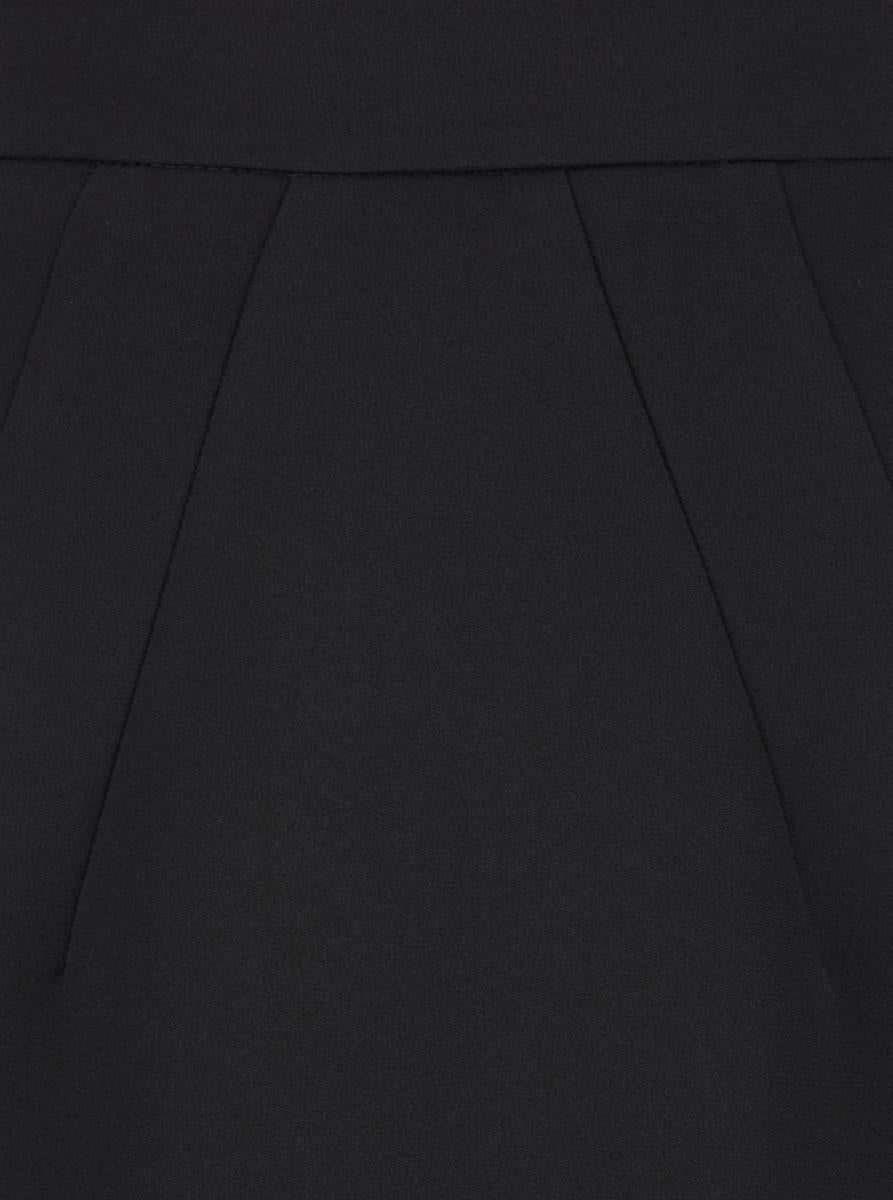 Midi Black Pencil Skirt In Fabric Woman