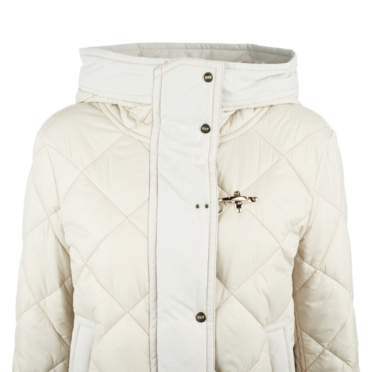 Fay Beige Padded Parka