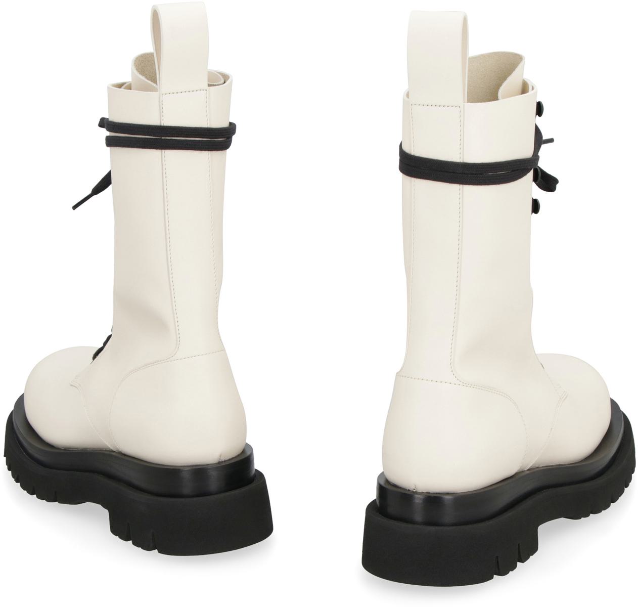 Bottega Veneta Lug Lace-Up Ankle Boots