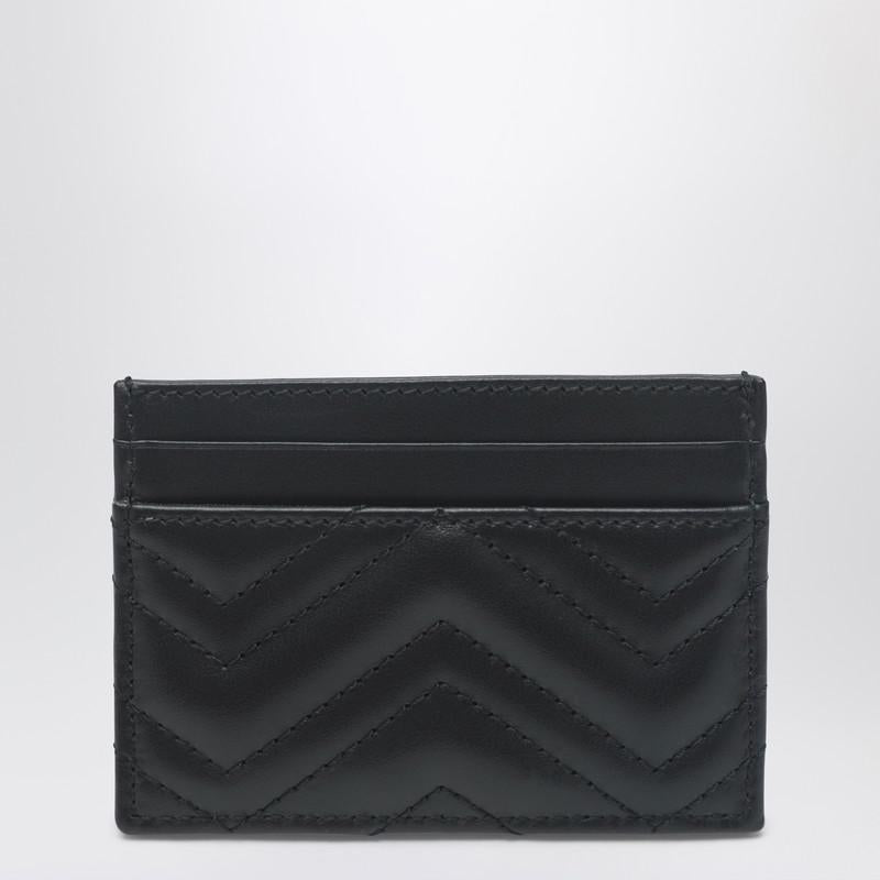 Gucci Gg Marmont Card Holder Black/Gold