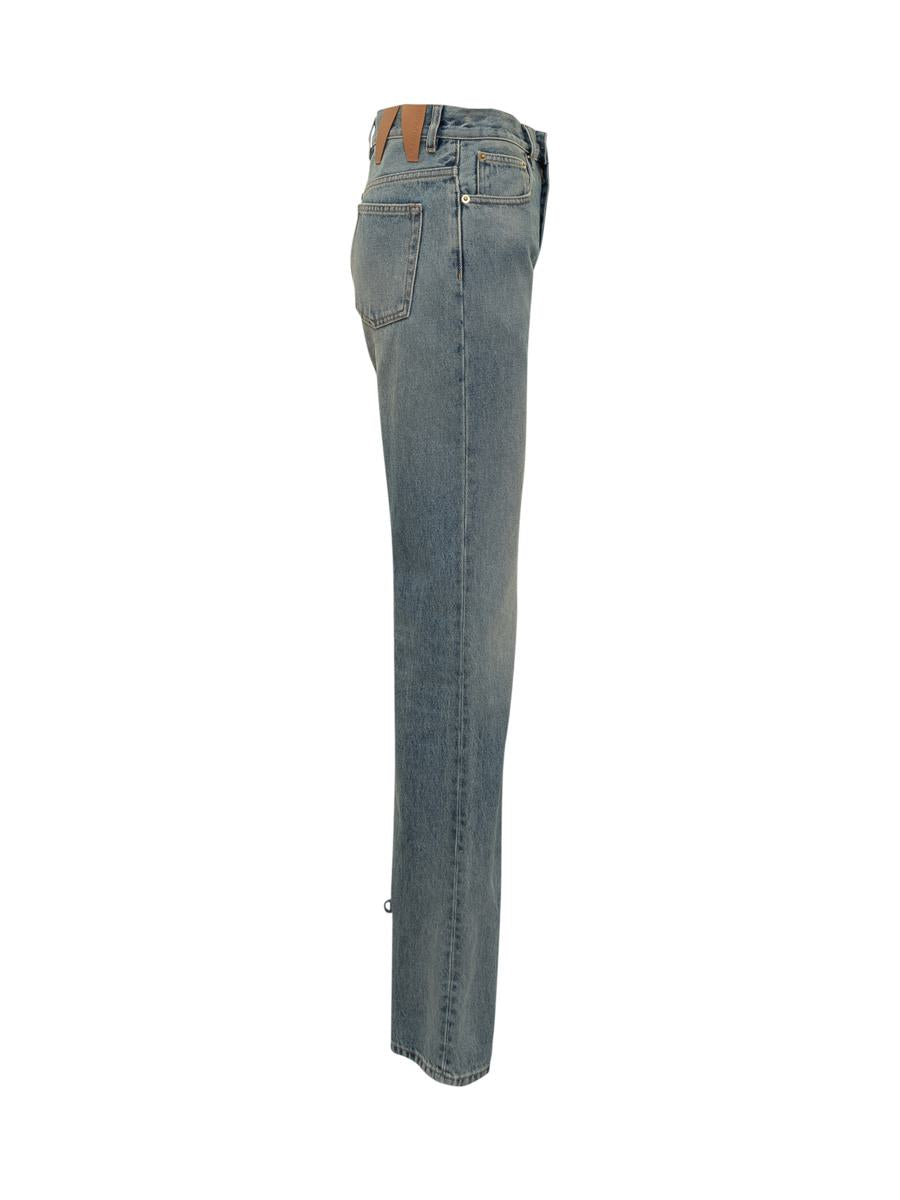 Darkpark Darkpark Blue Denim Straight Leg Jeans