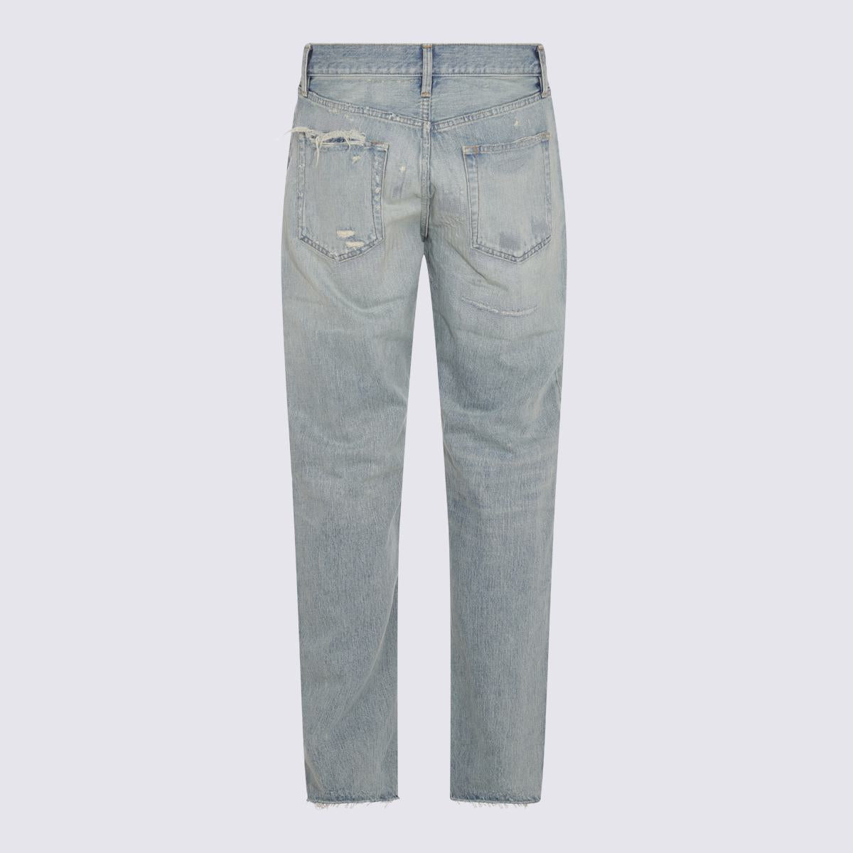 Fear Of God Light Blue Cotton Denim Jeans