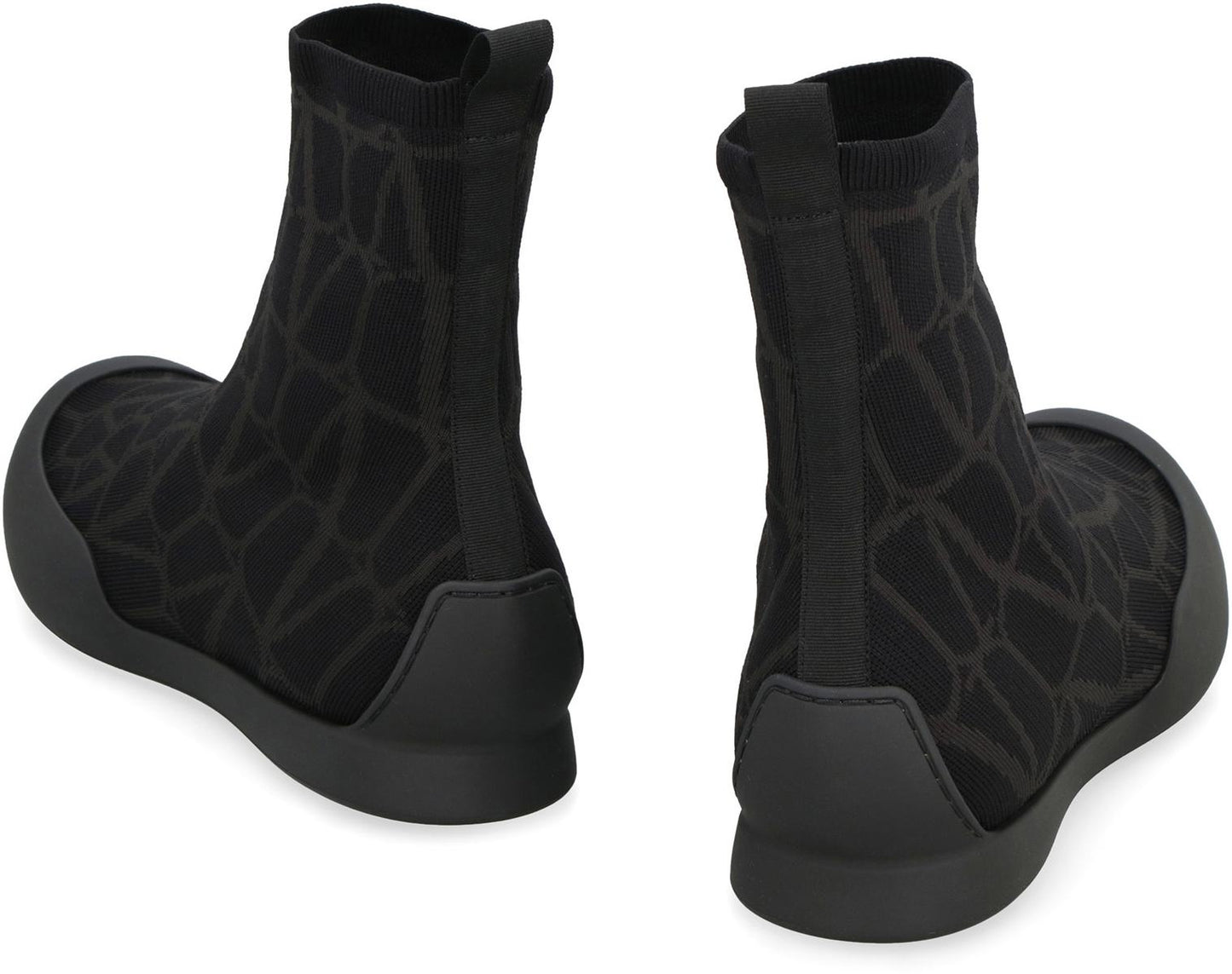 Valentino Garavani Cityshore High-Top Fabric Sneakers