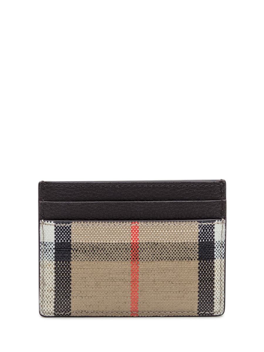 Burberry Burberry Check Card Holder With Logo Detail
