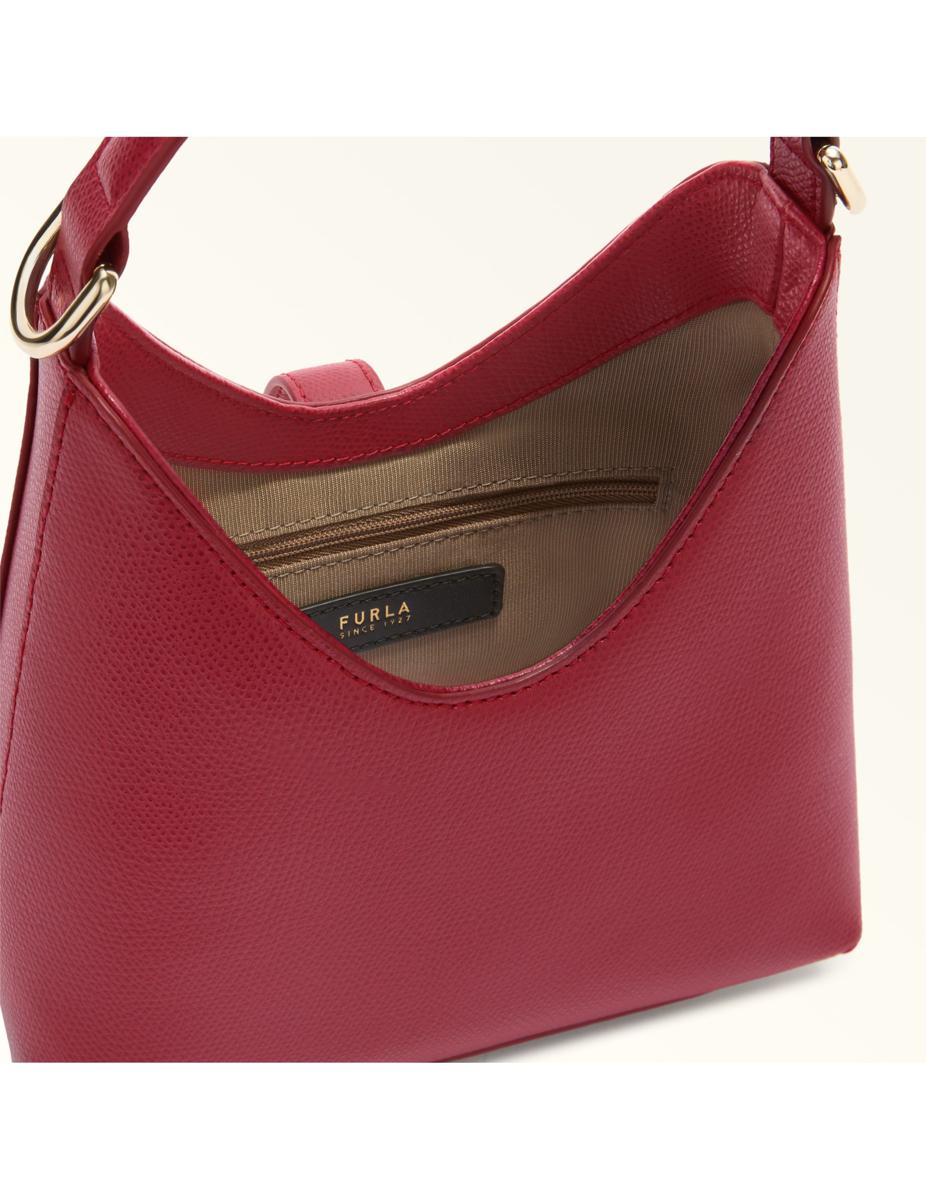 Furla Mini Leather Hobo Bag
